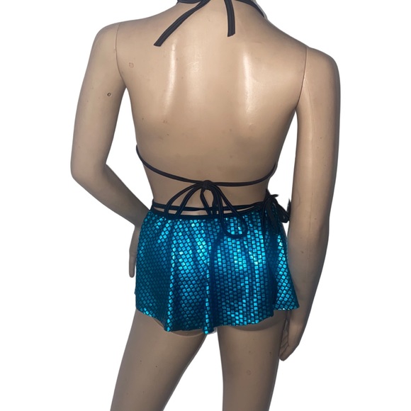 COPY - Cheeky sequins mini wrap skirt and top set - Picture 6 of 12